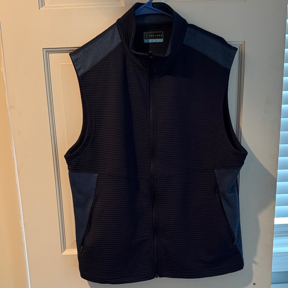 PGA Tour Men's Navy Blue Golf Vest
